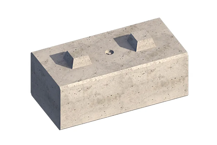 Betonnen Ballastblokken