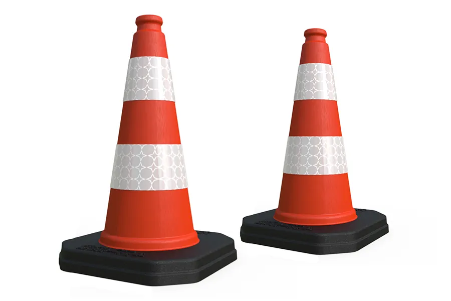 Verkeerskegels en geleidebakens